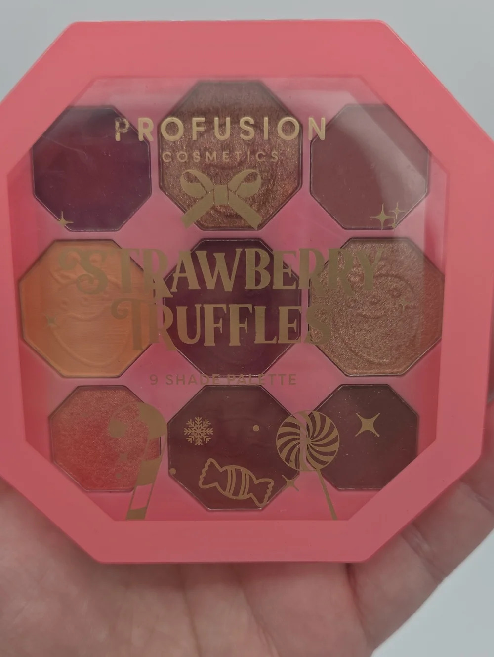 Profusion Lot of 2 Eyeshadow Palettes - Peppermint Bark and Strawberry Truffles